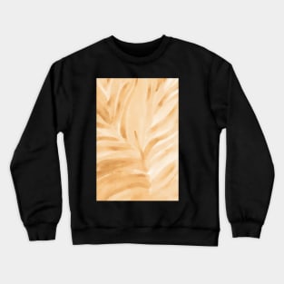 Yellow watercolor leaf detail Crewneck Sweatshirt